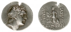 Cappadocian Kingdom - Ariarathes IV Eusebes (220-163 BC) - AR Drachm (Eusebeia RY 33 = 131-0 BC, 4.00 g) - Diademed head right / Athena Nikephoros sta...