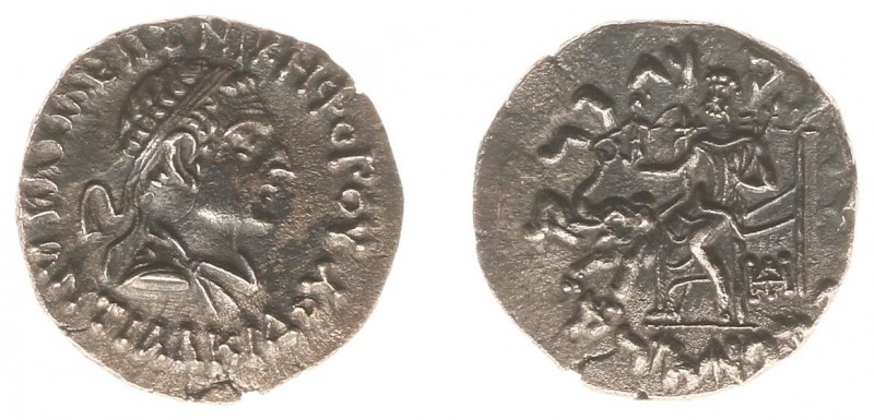 The Indo-Greek Kingdom - Antialkidas (145-135 BC) - Bilingual AR drachm (2.32 g....