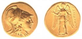 Ptolemy I Soter (305-283 BC) - AV Stater (as satrap, 323-305 BC) (Memphis or Alexandria c. 323-311 BC, 8.54 g) - In the name and types of Alexander II...