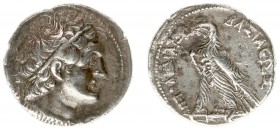 Ptolemy V Epiphanes (205 – 180 BC) - AR Tetradrachm (Alexandria, 14.02 g) - Diademed head of Ptolemy I right, wearing aegis around neck / Eagle standi...