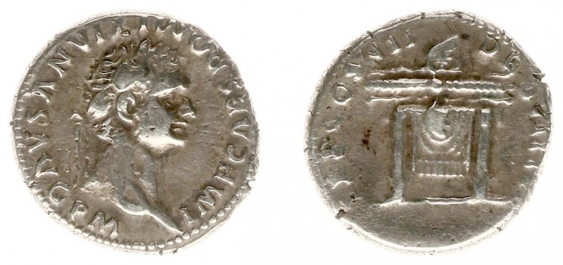 Domitianus (81-96) - AR Denarius (Rome AD 81, 3.62 g) - Laureate head right / TR...