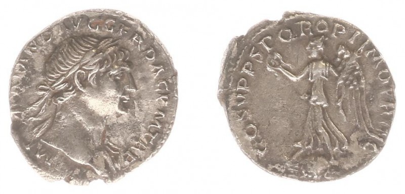 Traianus (98-117) - AR Denarius (Rome, c. 107-111 AD, 3,14). IMP TRAIANO AVG GER...