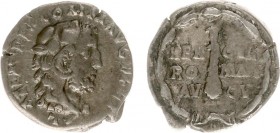 Commodus (177-192) - AR Denarius (Rome AD 192, 2.54 g) - L AEL AVREL COMM AVG P FEL Bust right, clad in lion's skin / HERCVL ROMAN AVGV in three lines...