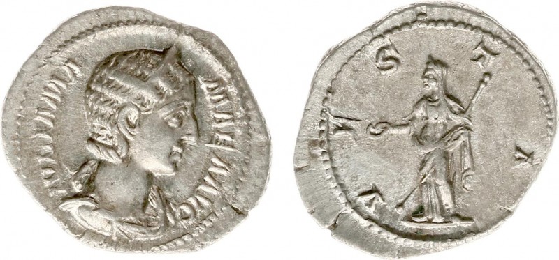 Julia Mamaea (+235) - AR Denarius (Rome AD 227, 3.16 g) - Diademed and draped bu...