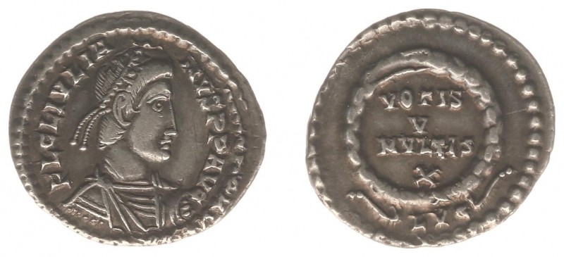 Julianus II Apostata (355-363) - AR Siliqua (Lugdunum AD 360-361, 1.88 g) - Pear...