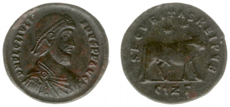 Julianus II Apostata (355-363) - AE Double Maiorina (Cyzikus, 8.59 g) - Pearl-di...