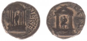 Nero (54-68) - Judaea / Under Roman administration - Diva Poppaea and Diva Claudia (+ AD 65 and + AD 63) - AE19 (Caesarea Panias AD65-68, 6.44 g) - DI...