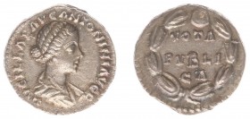 Lucilla (+182) - AR Denarius (Rome, struck under Marcus Aurelius and Lucius Verus AD 161-162, 3.36 g) - LVCILLAE AVG ANTONINI AVG F Draped bust right ...
