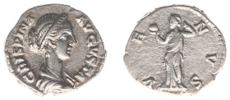 Crispina - AR Denarius (Rome, struck under Commodus, 2.83 g) - Draped bust right...