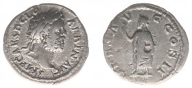 Clodius Albinus (193-197) - AR Denarius (Lugdunum AD 195-197, 2.58 g) - IMP CAES D CLO ALBIN AVG Laureate head right / SPES AVG COS II Spes advancing ...
