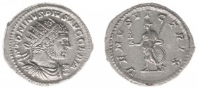 Caracalla (196-217) - AR Antoninianus (Rome AD 215-217, 5.45 g) - ANTONINVS PIVS AVG GERM Radiate, draped and cuirassed bust to right / VENVS VICTRIX ...