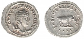 Otacilia Severa (+249) - AR Antoninianus (Ludi Saeculares issue, commemorating the 1000th anniversary of Rome, Rome AD 248, 5.01 g) - OTACIL SEVERA AV...