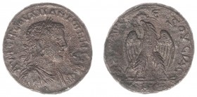Uranius Antoninus (253-254) - Seleucis and Pieria / Emesa - BI Tetradrachm (9.90 g) - Laureate, draped and cuirassed bust right / Eagle standing facin...