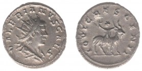 Valerianus II (256-258) - AR Antoninianus (Colonia Agrippinensis AD 256, as Caesar, 3.00 g) - VALERIANVS CAES Radiate and draped bust right / IOVI CRE...