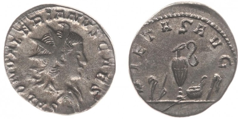 Saloninus (258-260) - AR Antoninianus (Colonia Agrippinensis AD 256, 3.86 g) - S...