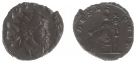 Aureolus (AD 268) - Antoninianus (Mediolanum, 3.62 g) - Struck in the name of Postumus mid AD 268 - Radiate, draped and cuirassed bust of Postumus rig...