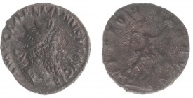 Laelianus (269) - Bi Antoninianus (Colonia Agrippinensis, 2.38) - IMP C LAELIANVS PF AVG Radiate and cuirassed bust right / VICTORIA AVG Victoria adva...