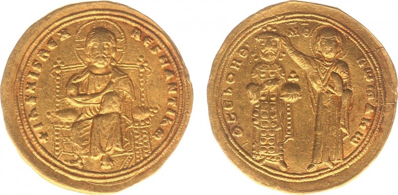 Romanus III Argyrus (1028-1034) - AV Solidus (Constantinople, 4.36 g) - Christ e...