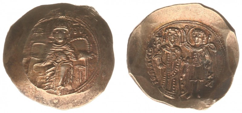 Isaac II Angelus (1185-1195) - EL Aspron Trachy (Constantinople, 4.52 g) - The V...