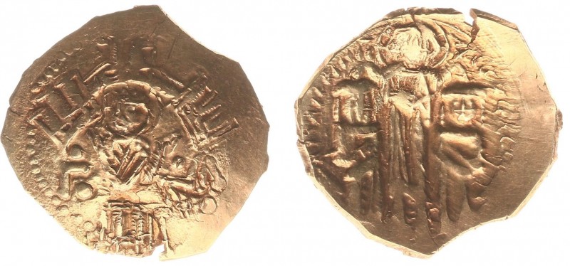 Andronicus II and Michael IX (1295-1320) - AV Hyperpyron (Constantinople AD 1303...