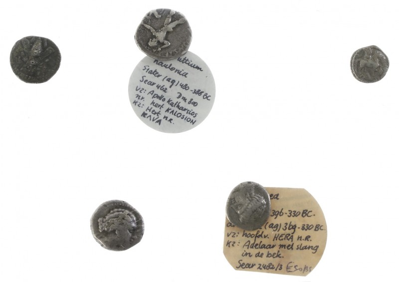 Greek / Hellenistic coinage - A small lot with ancient Greek silver: an AR Drach...