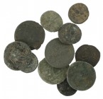 Greek / Hellenistic coinage - A small collection of mainly Roman Greek coins from AE21 to AE32: Commodus, Gallienus etc., all in avg. F/VF - totally 1...