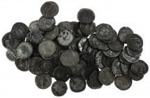 Roman coinage - A larger lot with Roman Antoniniani, some 1st/2nd century but also later ones (3rd century), several emperors and reverses, very few d...