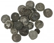 Roman coinage - A lot with 22 Roman Denarii 1st-2nd century AD: Hadrianus, Nero, Vitellius, Titus, Domitianus, Nerva, Traianus etc. - added 2 others, ...