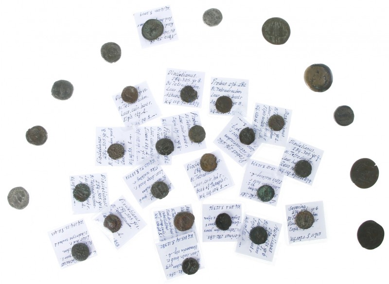 Roman coinage - A mixed lot of Roman Alexandrian coinage: 4 x AE35 (Hemidrachm, ...