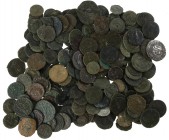 Roman coinage - An interesting and mixed collection of Roman small bronzes, mainly Folles but also some other denominations such as Antoniniani and a ...