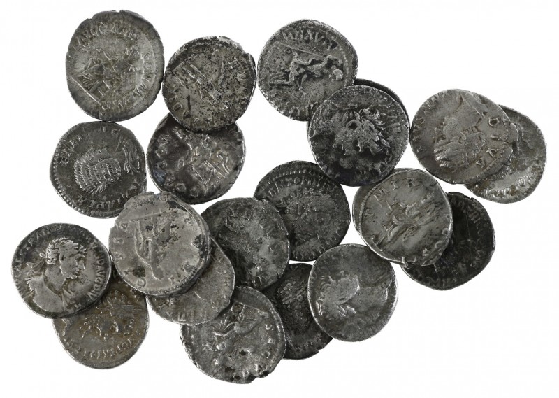 Roman coinage - A small collection of Roman Denarii: 3 x Marcus Aurelius, 3 x Tr...