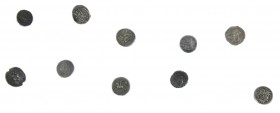Roman coinage - An interesting lot of Roman Republican Denarii: Marcus Antonius, M. Plaetorius M.f. Cestianus, C. Porcius Cato, C. Norbanus, L. Anteri...