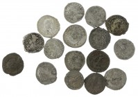 Roman coinage - A nice collection of Roman Denarii: Marcus Aurelius, Caracalla, Sept. Severus, Commodus, Ant. Pius etc, some emperors multiple - total...