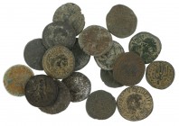Roman coinage - A lot with 18 x Greek Roman AE of Antioch, several emperors and grades but avg. F to a.VF, nice starting collection