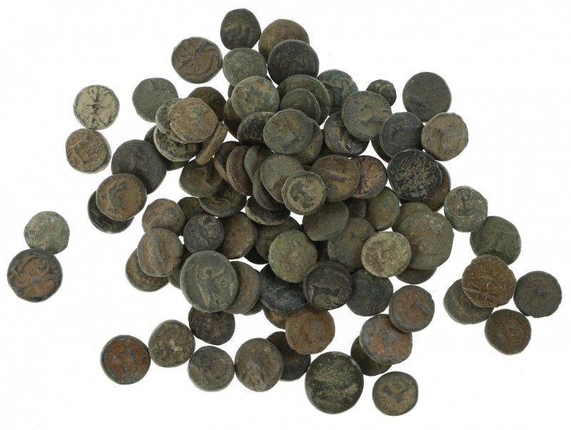 Roman coinage - Greek AE coins: a lot with c. 97 pieces, several mints, cities a...