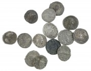 Roman coinage - A small collection of women on Roman Denarii: Faustina Minor and Mater, Julia Domna, Lucilla, Julia Mamaea, J. Maesa etc. - totally 14...