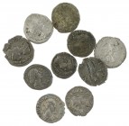 Roman coinage - A small collection of Roman women on Denarii: Julia Soaemias, -Maesa, Faustina Mater, Faustina Minor (4), Crispina and Lucilla (2) - t...
