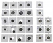 Roman coinage - A lot with mainly Roman ancient coins: 8 Antoniniani (Gordianus III, Philippus I Arabs, Taianus Decius, Salonina, Aurelianus, Valerian...