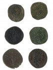 Roman coinage - A small loty with Roman Sestertii: Antoninus Pius (Pietati), Marcus Aurelius, Otacilia Severa (Concordia), Commodus (Prov Deor), Hadri...