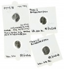 Eastern coinage - Persia / Achaemenid Empire (probably Sardes mint, c. 450 BC) - A small lot of 4 AR Sigloi: King kneeling or running to right, holdin...