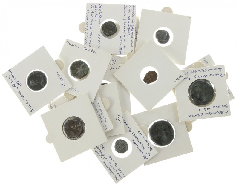 Eastern coinage - India, mixed lot of ancient copper and billon coins, consistin...