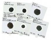 Eastern coinage - A small lot with mainly Seleukid bronzes, several rulers and grades, totally 6 coins, most with descriptions