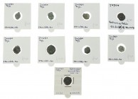Eastern coinage - Judea - A small lot with 9 x AE Prutah, some described so nice object for study, several (minor) grades