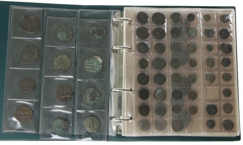 Miscellaneous - A small collection of mainly ancient bronze coins: c. 18 AE Byza...