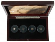 Miscellaneous - A presentation box 'Bijbelse munten' ('Biblical coins') by the Royal Dutch Mint with 4 coins: an AR 1/8 Shekel Byblus, an AR Drachm Az...