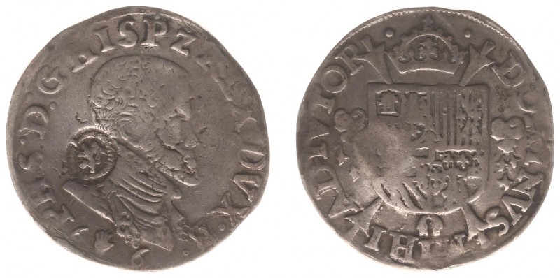 Hertogdom Brabant / Antwerpen - Philips II (1555-1598) - 1/5 Philipsdaalder (15)...