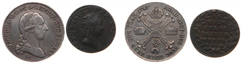 Oostenrijkse Nederlanden - Joseph II (1780-1790) - 1/2 Kronenthaler 1789A (ANK 4...