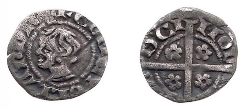 Holland Graafschap (1049-1581) - Floris V (1256-1296) - Denier of penning z.j. e...