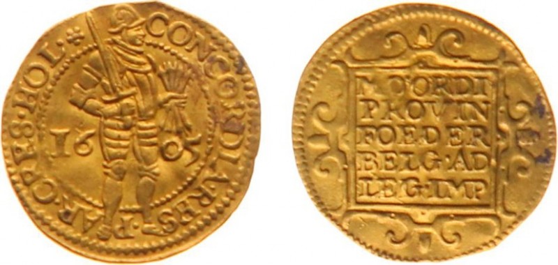 Holland Provincie (1581-1795) - Gouden Dukaat 1605 (Delm. 774 / CNM 2.28.53 / HP...