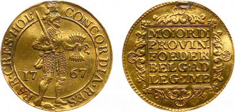 Holland Provincie (1581-1795) - Dubbele Gouden Dukaat 1767 (CNM 2.28.52 / HPM Ho...